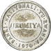 Coin, Rwanda, 1/2 Franc, 1970, AU(55-58), Aluminum, KM:9