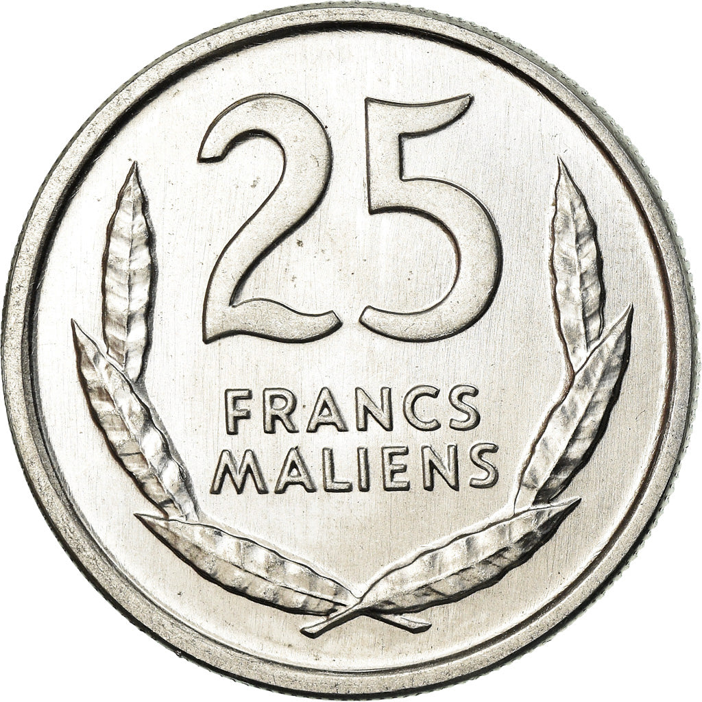 Coin, Mali, 25 Francs, 1961, AU(55-58), Aluminum, KM:4