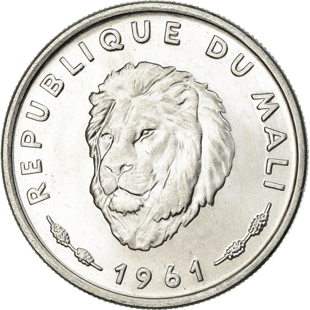 Coin, Mali, 25 Francs, 1961, AU(55-58), Aluminum, KM:4