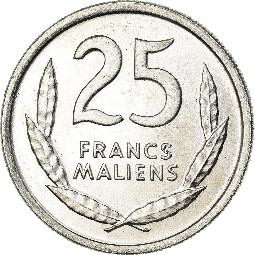 Coin, Mali, 25 Francs, 1961, AU(55-58), Aluminum, KM:4