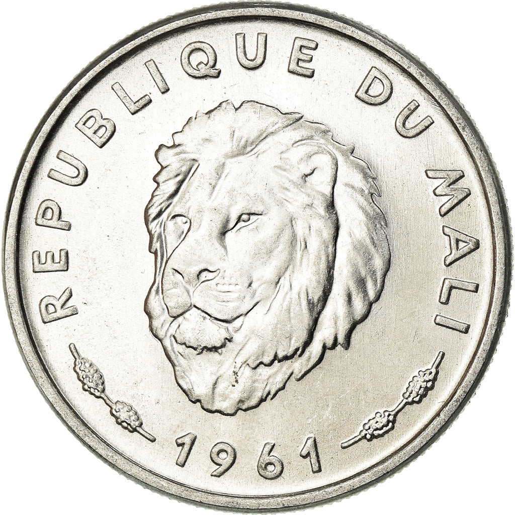 Coin, Mali, 25 Francs, 1961, AU(55-58), Aluminum, KM:4