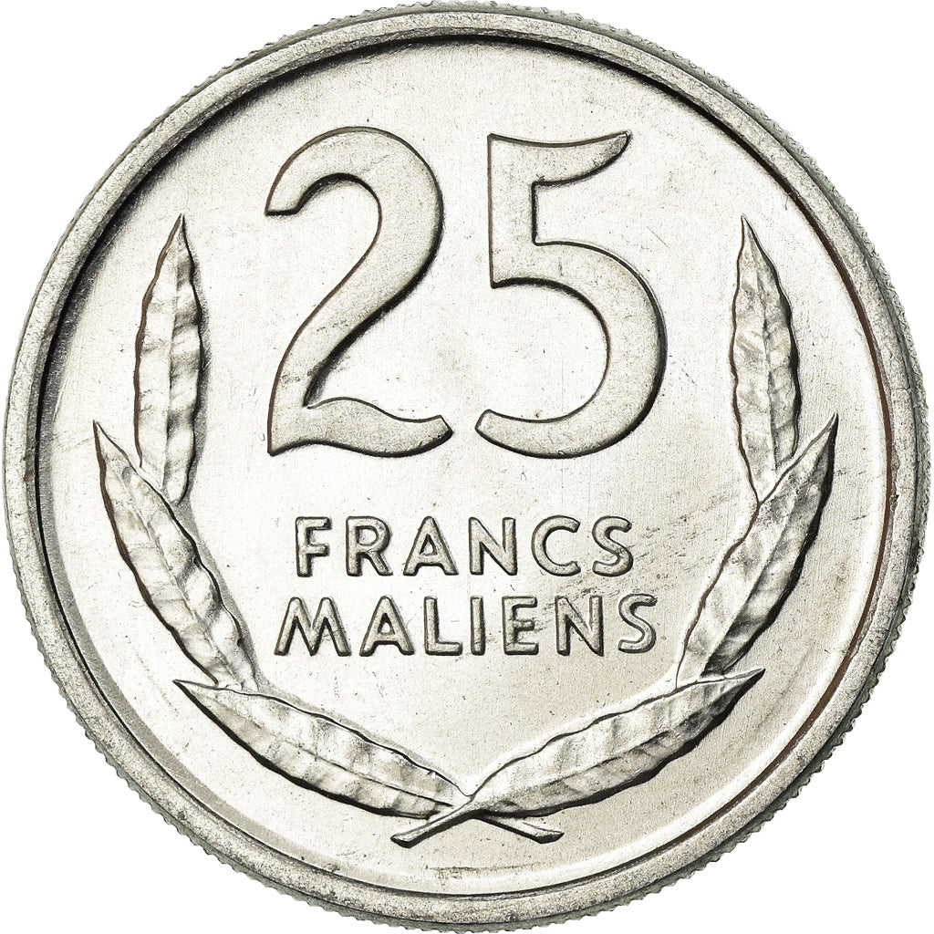 Coin, Mali, 25 Francs, 1961, AU(55-58), Aluminum, KM:4