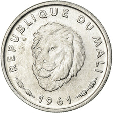 Moneda, Malí, 25 Francs, 1961, EBC, Aluminio, KM:4