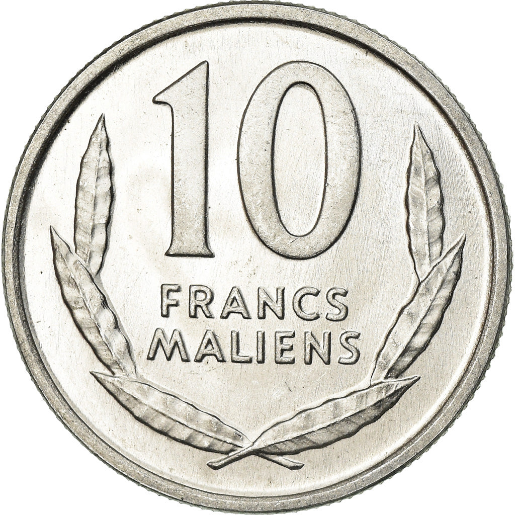 Coin, Mali, 10 Francs, 1961, AU(55-58), Aluminum, KM:3