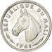 Coin, Mali, 10 Francs, 1961, AU(55-58), Aluminum, KM:3