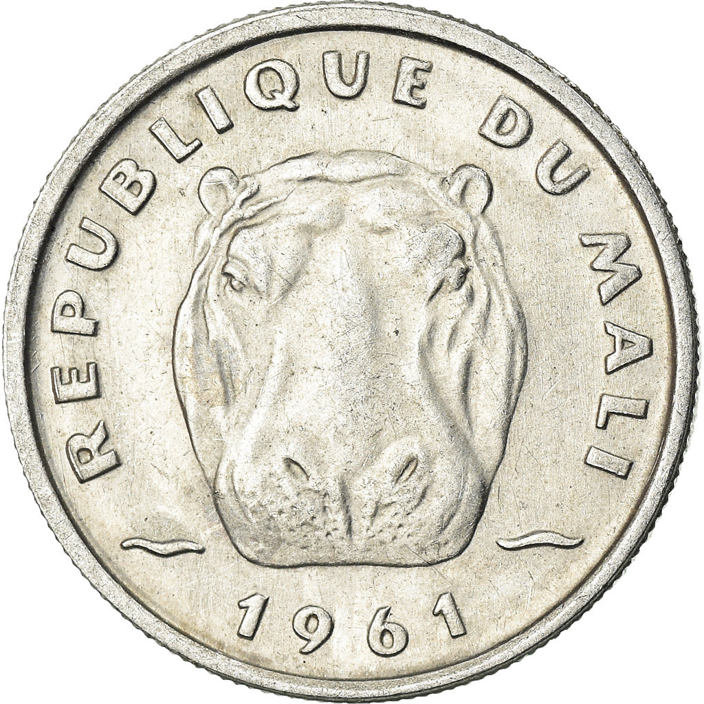 Monnaie, Mali, 5 Francs, 1961, SUP, Aluminium, KM:2