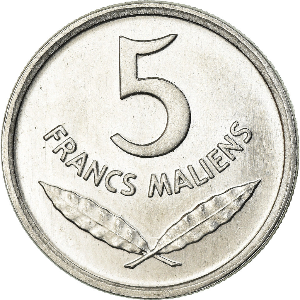 Coin, Mali, 5 Francs, 1961, AU(55-58), Aluminum, KM:2