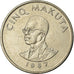 Münze, CONGO, DEMOCRATIC REPUBLIC, 5 Makuta, 1967, SS, Copper-nickel, KM:9