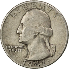 UNITED STATES, Washington Quarter, Quarter, 1941, U.S. Mint, KM #164,...