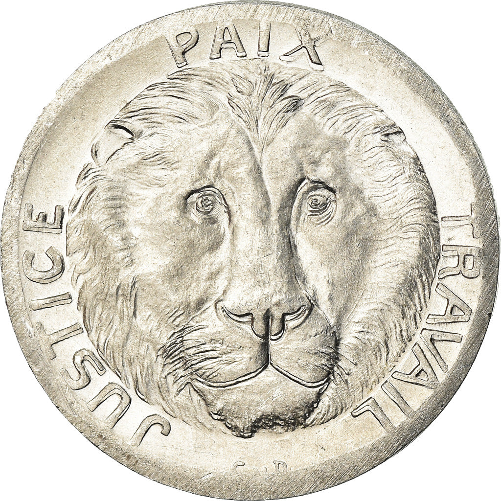 Coin, CONGO, DEMOCRATIC REPUBLIC, 10 Francs, 1965, Brussels, AU(55-58)