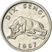 Coin, CONGO, DEMOCRATIC REPUBLIC, 10 Sengis, 1967, EF(40-45), Aluminum, KM:7