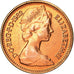 Coin, Great Britain, Elizabeth II, 1/2 Penny, 1982, MS(63), Bronze, KM:926