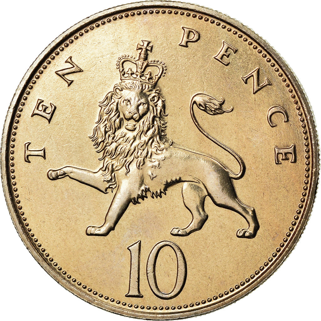Coin, Great Britain, Elizabeth II, 10 Pence, 1982, MS(63), Copper-nickel, KM:930