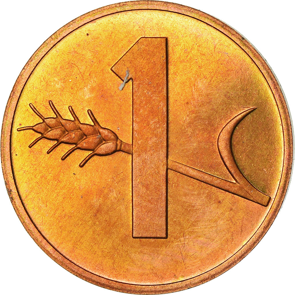 Coin, Switzerland, Rappen, 1979, Bern, MS(63), Bronze, KM:46