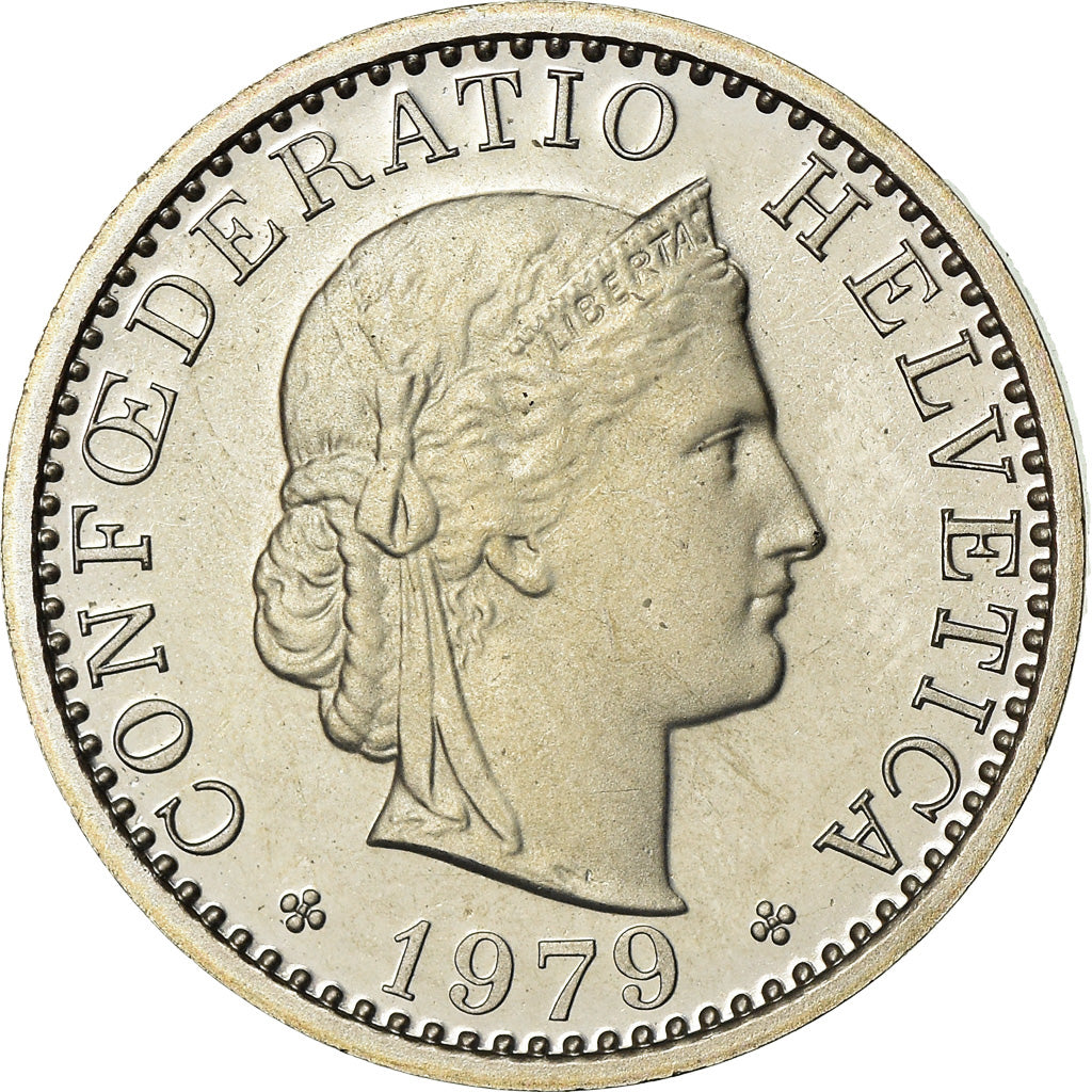 Monnaie, Suisse, 20 Rappen, 1979, Bern, SPL, Copper-nickel, KM:29a