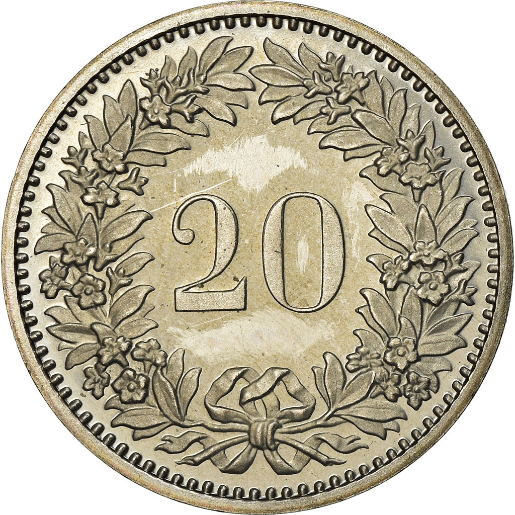 Monnaie, Suisse, 20 Rappen, 1979, Bern, SPL, Copper-nickel, KM:29a