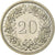 Monnaie, Suisse, 20 Rappen, 1980, Bern, Proof, SPL, Copper-nickel, KM:29a