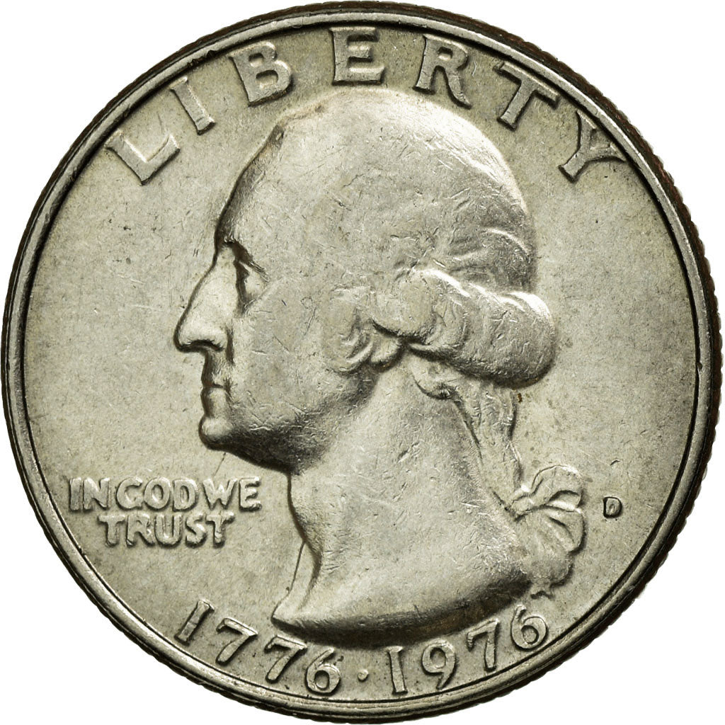 Coin, United States, Washington Quarter, Quarter, 1976, U.S. Mint, Denver