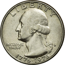 Coin, United States, Washington Quarter, Quarter, 1976, U.S. Mint, Denver