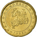 Monaco, 20 Euro Cent, 2002, SUP, Laiton, KM:171