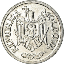 Coin, Moldova, 5 Bani, 1993, AU(55-58), Aluminum, KM:2