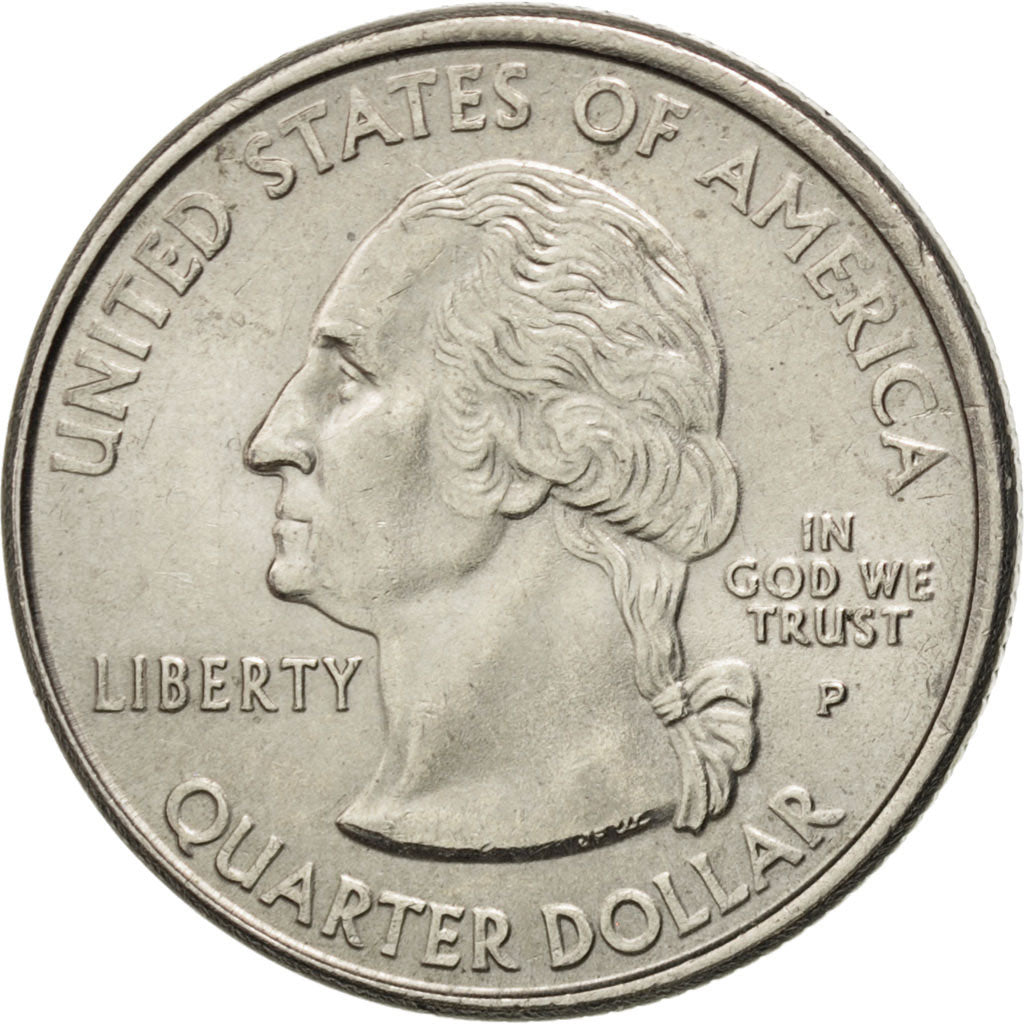 UNITED STATES, Quarter, 2001, U.S. Mint, KM #320, MS(60-62), Copper-Nickel Clad.