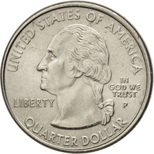 UNITED STATES, Quarter, 2001, U.S. Mint, KM #320, MS(60-62), Copper-Nickel Clad.