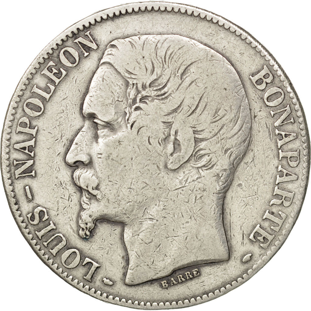 FRANCE, Napoléon III, 5 Francs, 1852, Paris, KM #787.1, VF(30-35), Gold, 16.7, G