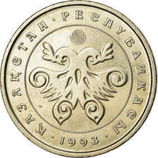 Coin, Kazakhstan, 10 Tenge, 1993, AU(55-58), Copper-nickel, KM:10