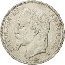 FRANCE, Napoléon III, 5 Francs, 1869, Paris, KM #799.1, EF(40-45), Silver, G...