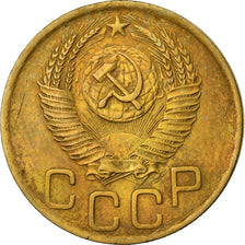 Coin, Russia, 3 Kopeks, 1952, EF(40-45), Aluminum-Bronze, KM:114
