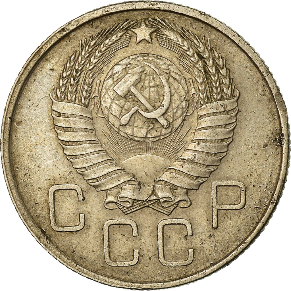Moneta, Russia, 20 Kopeks, 1957, BB, Rame-nichel, KM:125
