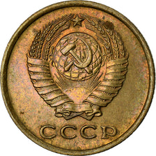 Coin, Russia, 2 Kopeks, 1963, EF(40-45), Brass, KM:127a