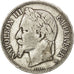 FRANCE, Napoléon III, 5 Francs, 1868, Strasbourg, KM #799.2, VF(30-35), Silver,