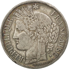 FRANCE, Cérès, 5 Francs, 1851, Paris, KM #761.1, VF(30-35), Silver, Gadoury #719