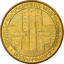 Coin, Armenia, 50 Dram, 2012, EF(40-45), Brass plated steel, KM:214