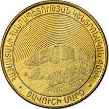 Coin, Armenia, 50 Dram, 2012, EF(40-45), Brass plated steel, KM:220