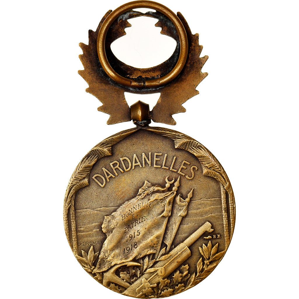 France, Dardanelles, Campagne d'Orient, Medal, 1915-1918, Excellent Quality