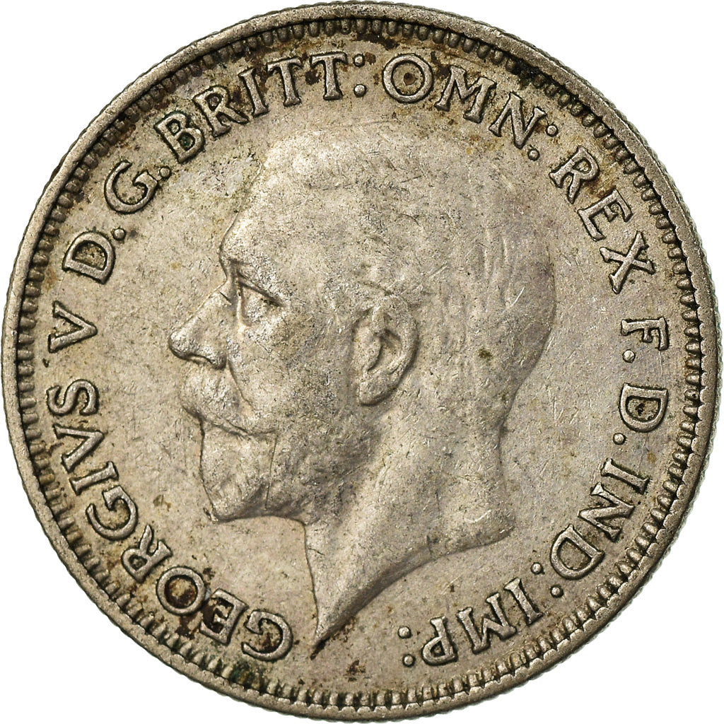 Coin, Great Britain, George V, 6 Pence, 1934, EF(40-45), Silver, KM:832