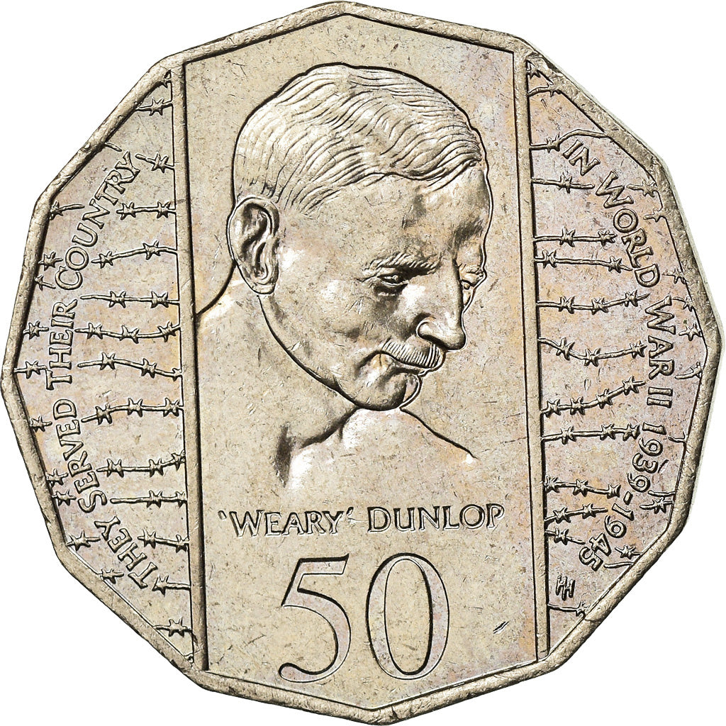 Munten, Australië, Elizabeth II, 50 Cents, 1995, ZF, Copper-nickel, KM:294