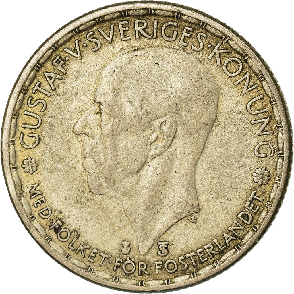 Münze, Schweden, Gustaf V, Krona, 1946, SS, Silber, KM:814