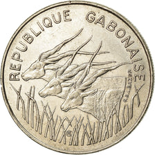 Coin, Gabon, 100 Francs, 1972, Paris, EF(40-45), Nickel, KM:12