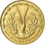 Moneda, Estados del África Occidental, 5 Francs, 1987, MBC, Aluminio - níquel