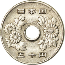 Coin, Japan, Hirohito, 50 Yen, 1977, EF(40-45), Copper-nickel, KM:81