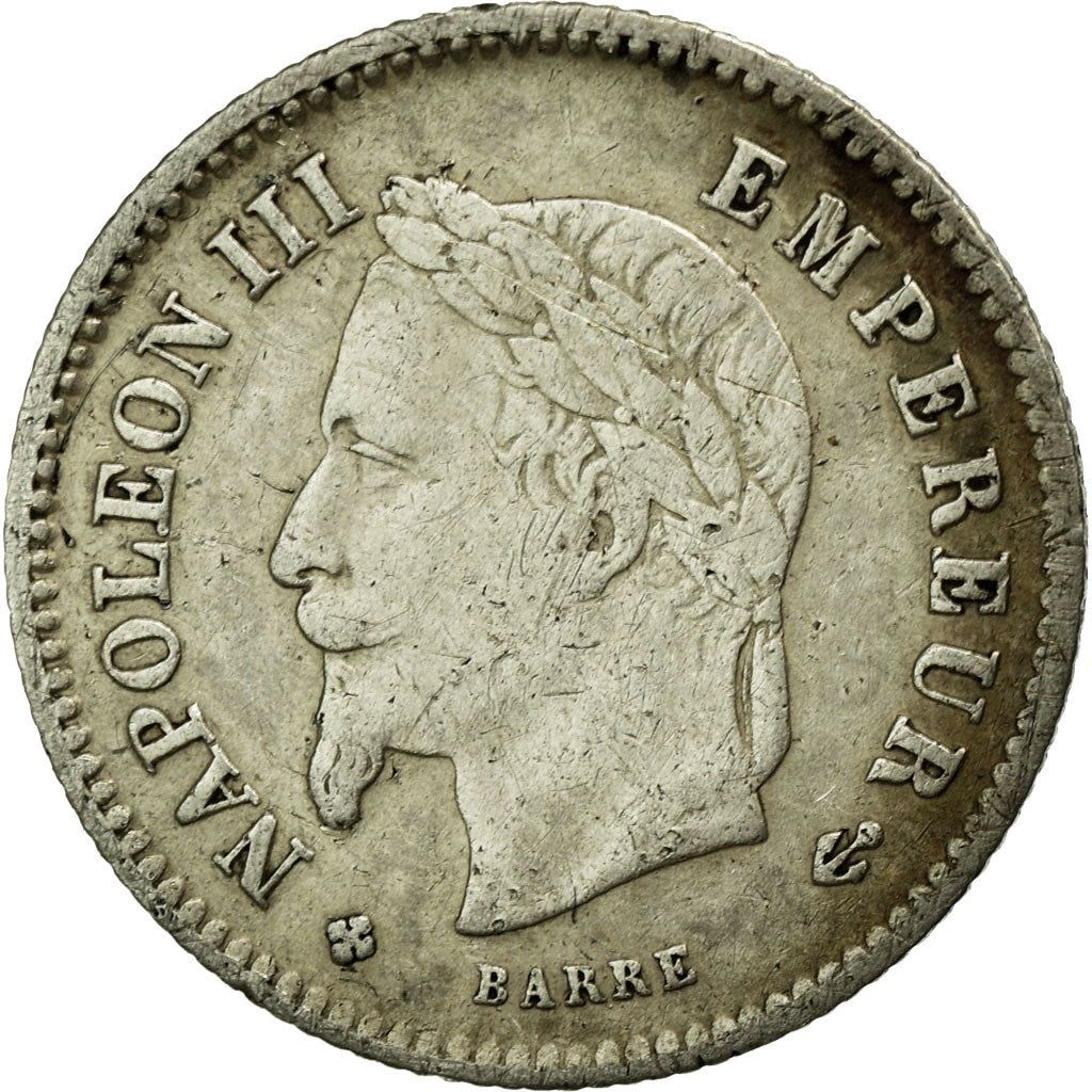 Coin, France, Napoleon III, Napoléon III, 20 Centimes, 1867, Strasbourg