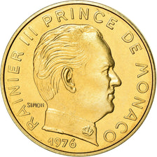 Coin, Monaco, Rainier III, 20 Centimes, 1976, MS(65-70), Aluminum-Bronze
