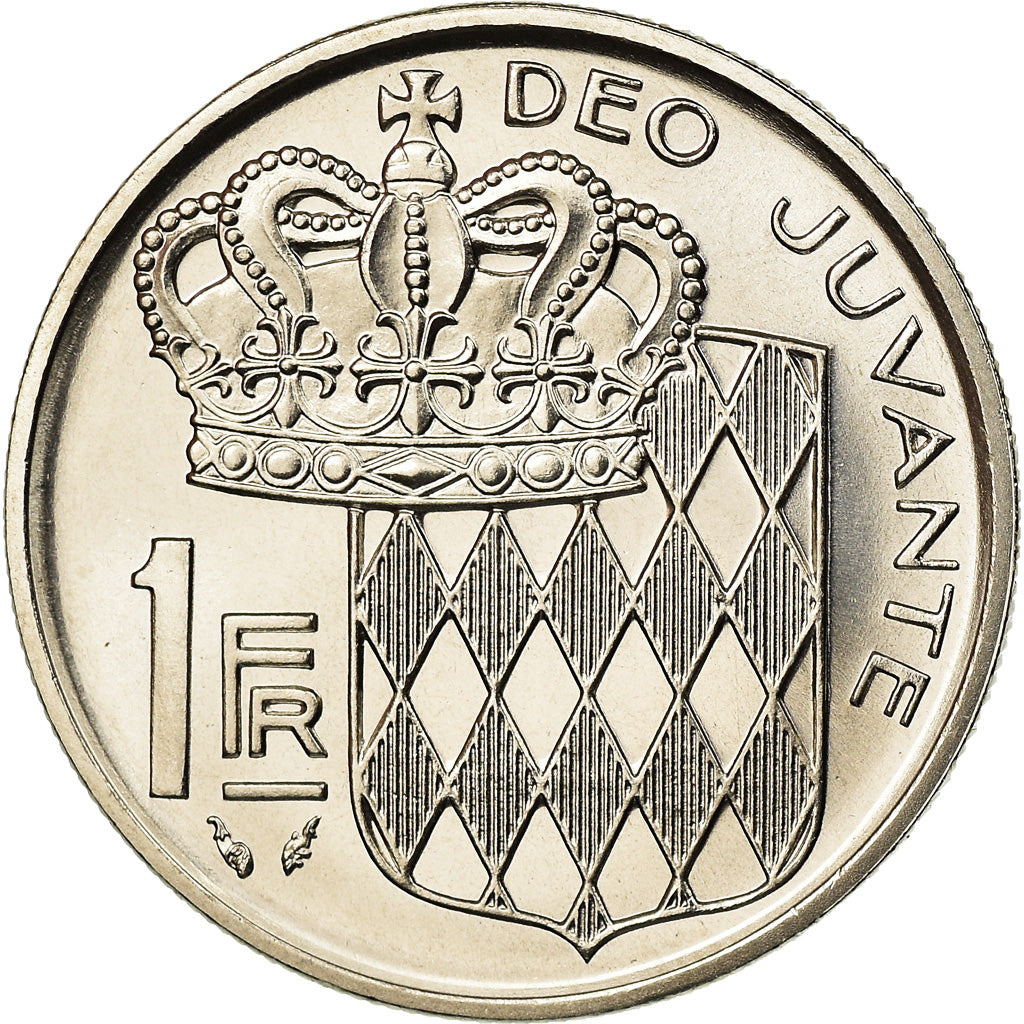 Monnaie, Monaco, Rainier III, Franc, 1976, FDC, Nickel, Gadoury:MC 150, KM:140