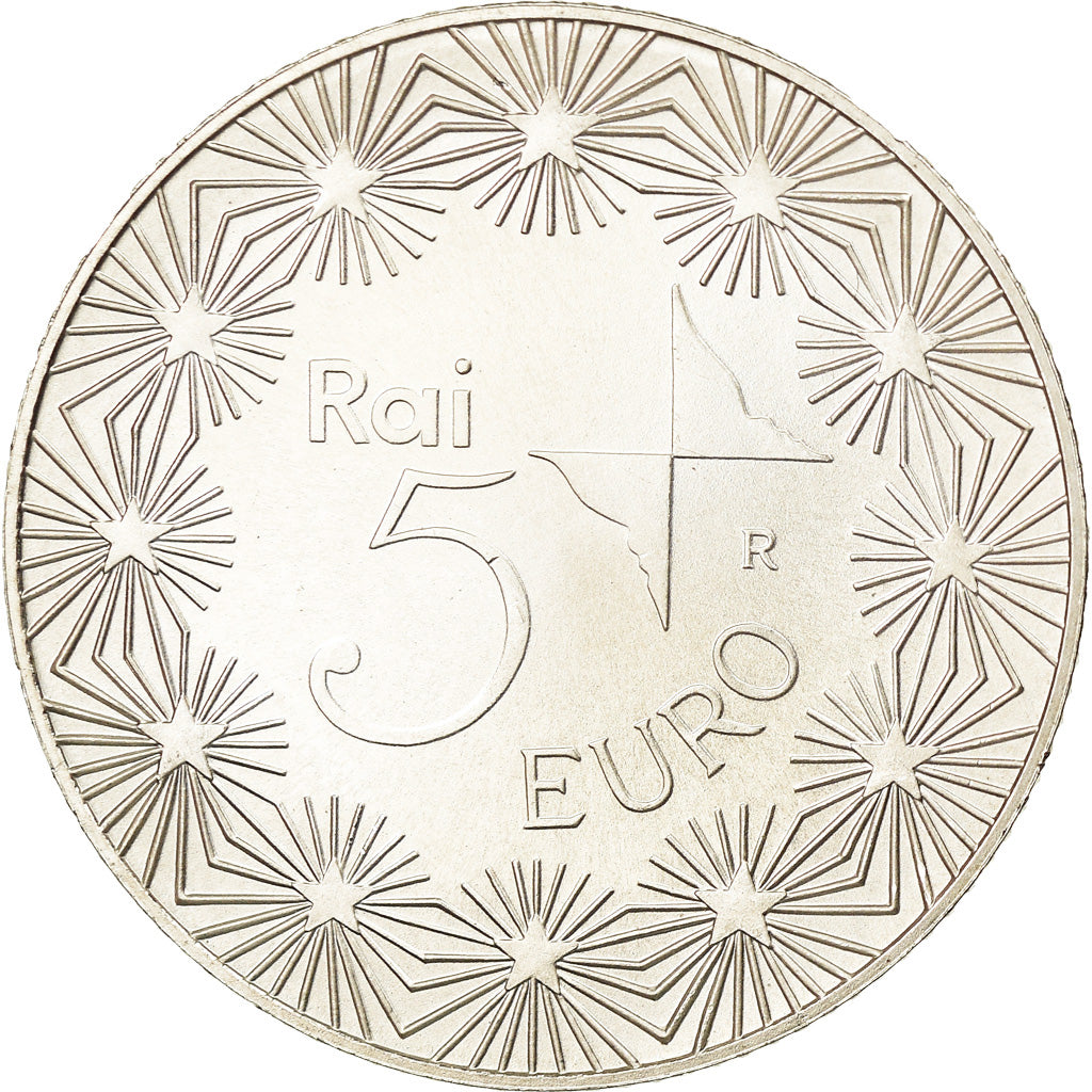 Italien, 5 Euro, 2004, UNZ, Silber, KM:254