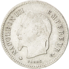 Second Empire, 20 Centimes Napoléon III tête laurée, 1867 A, KM 808.1