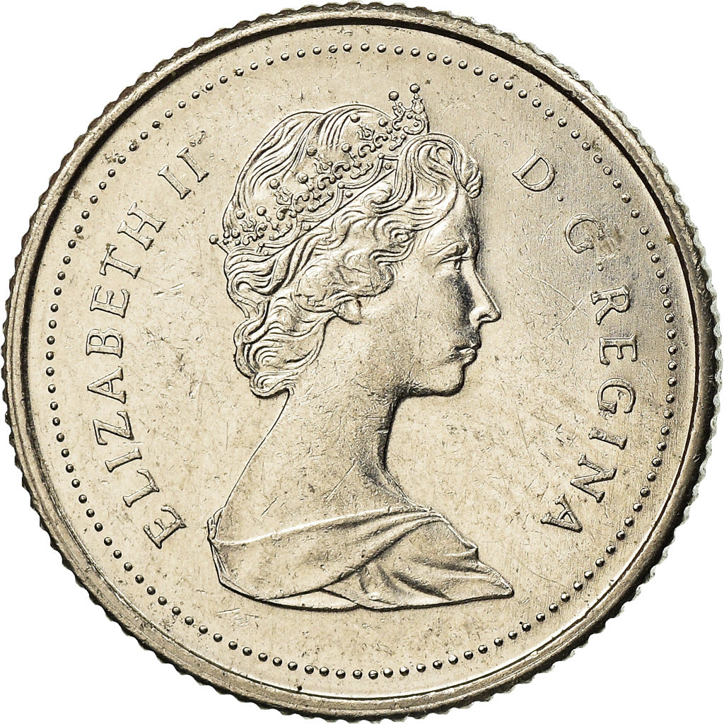 Moneta, Canada, Elizabeth II, 10 Cents, 1984, Royal Canadian Mint, Ottawa, BB
